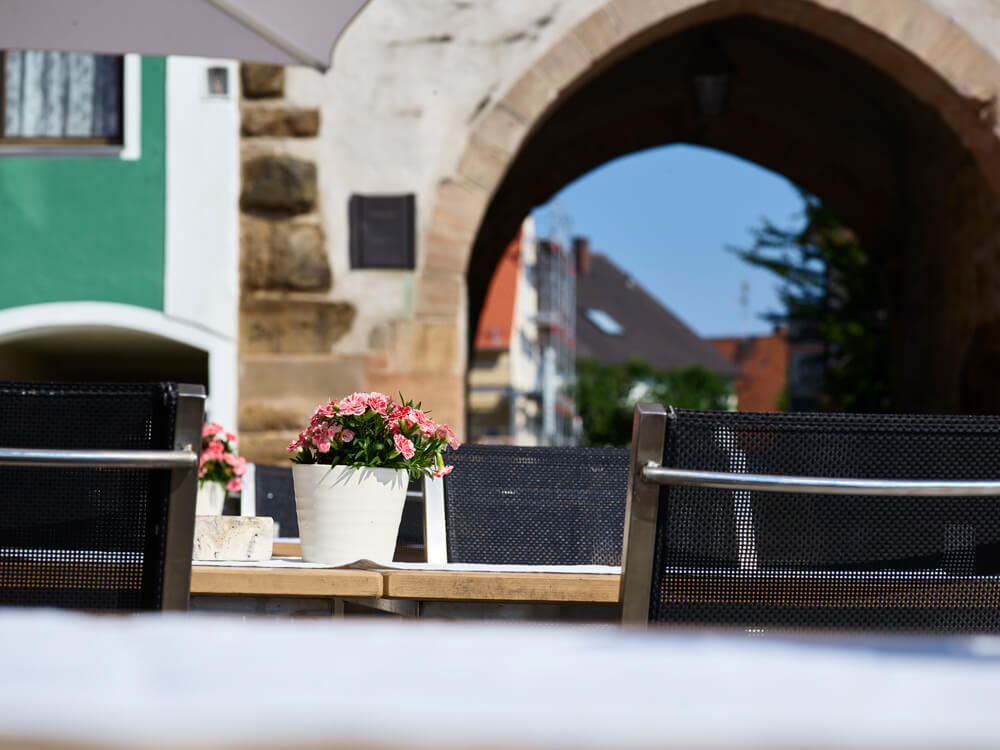 Gasthof-Hotel Pietsch Biergarten am unteren Markt in Freystadt